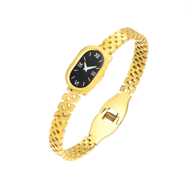 Relógio Feminino Dourado Luxe