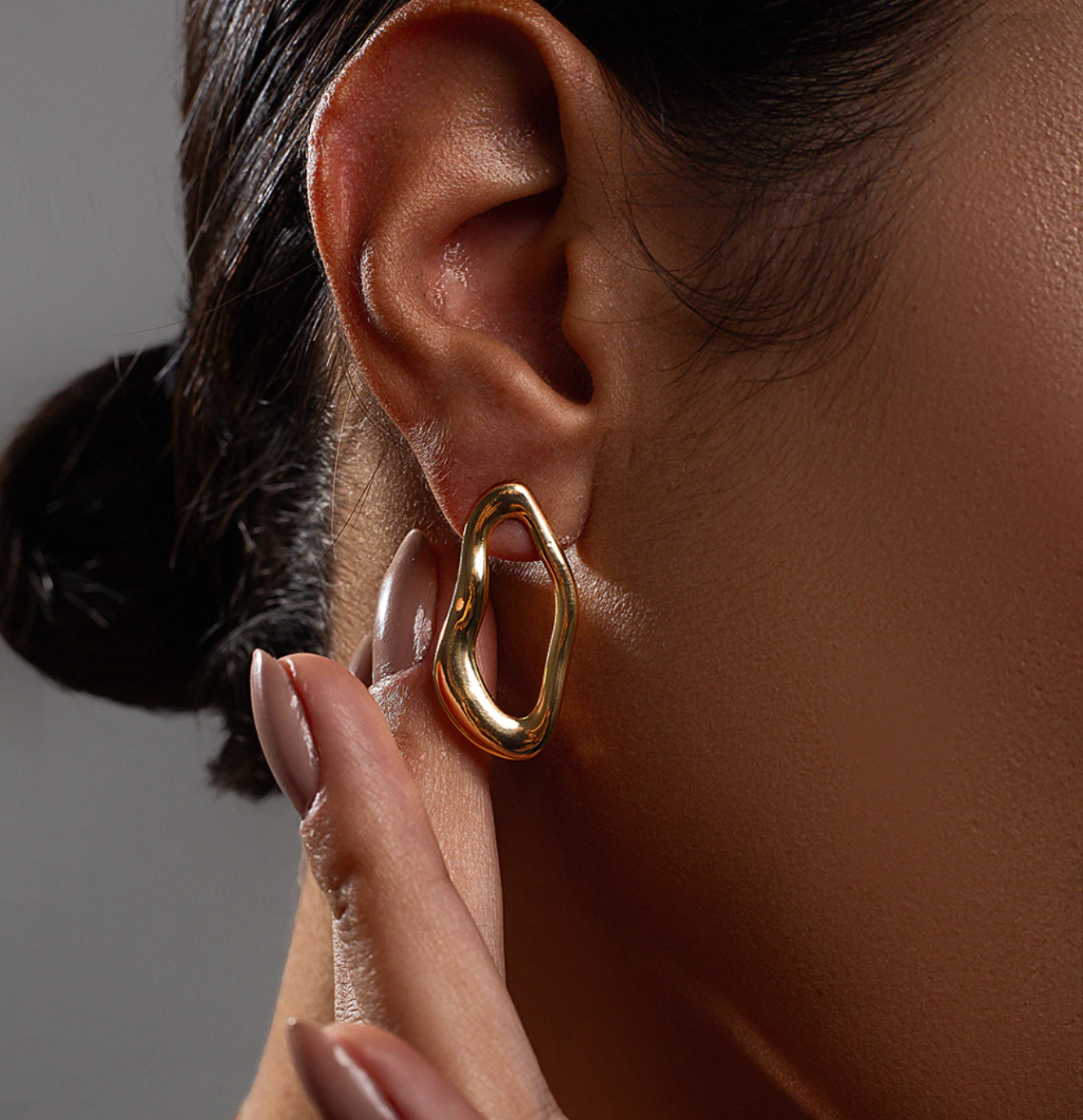 Conjunto Organico Banhado a Ouro