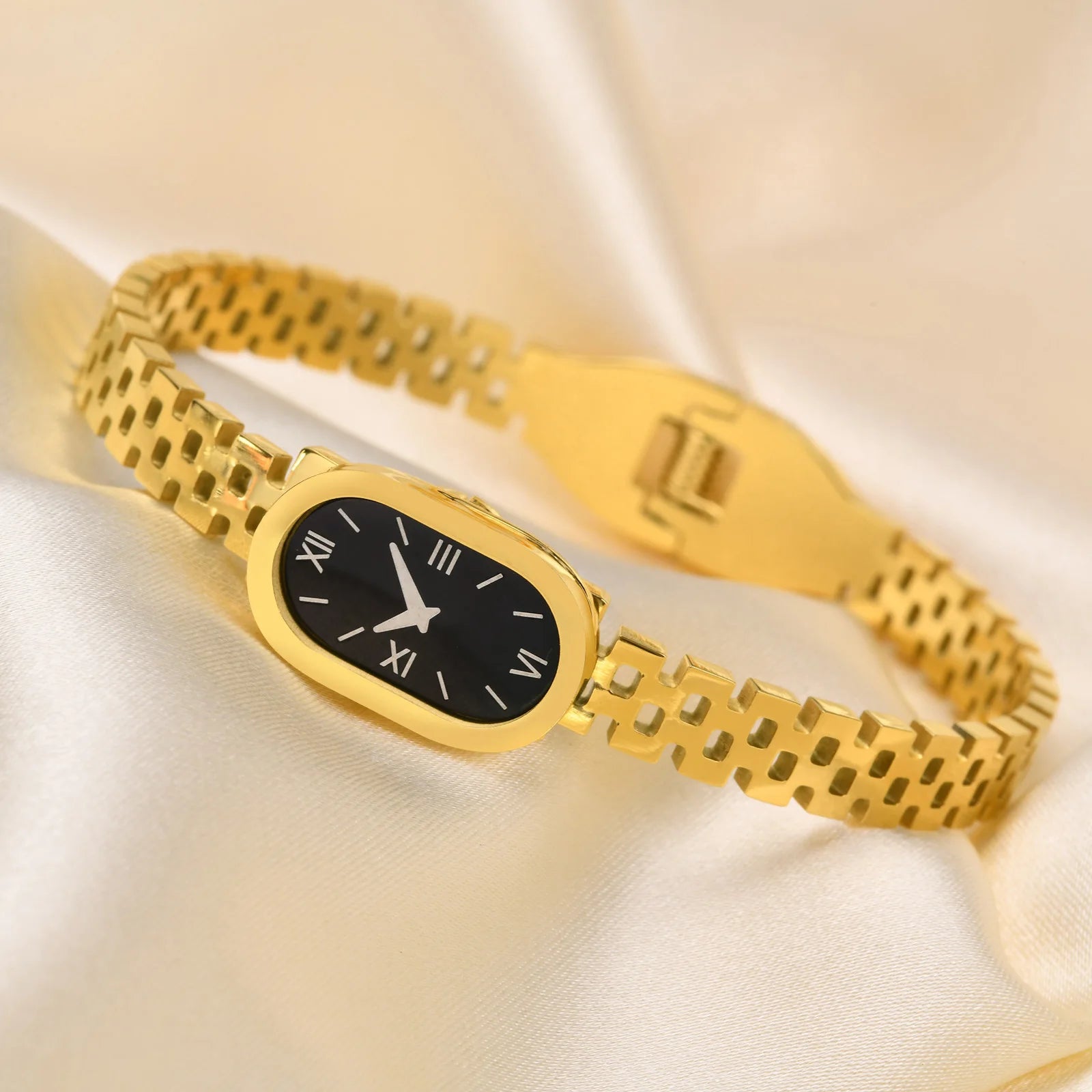 Relógio Feminino Dourado Luxe