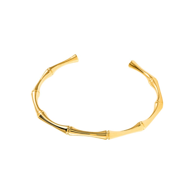 Bracelete Dourado Bambu