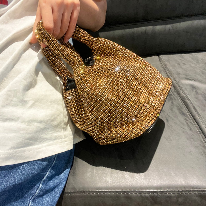 Bolsa Crystal Luxury Cravejada