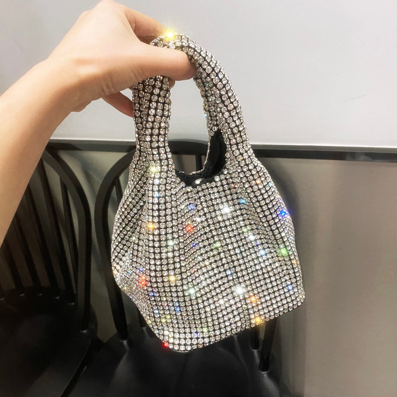 Bolsa Crystal Luxury Cravejada