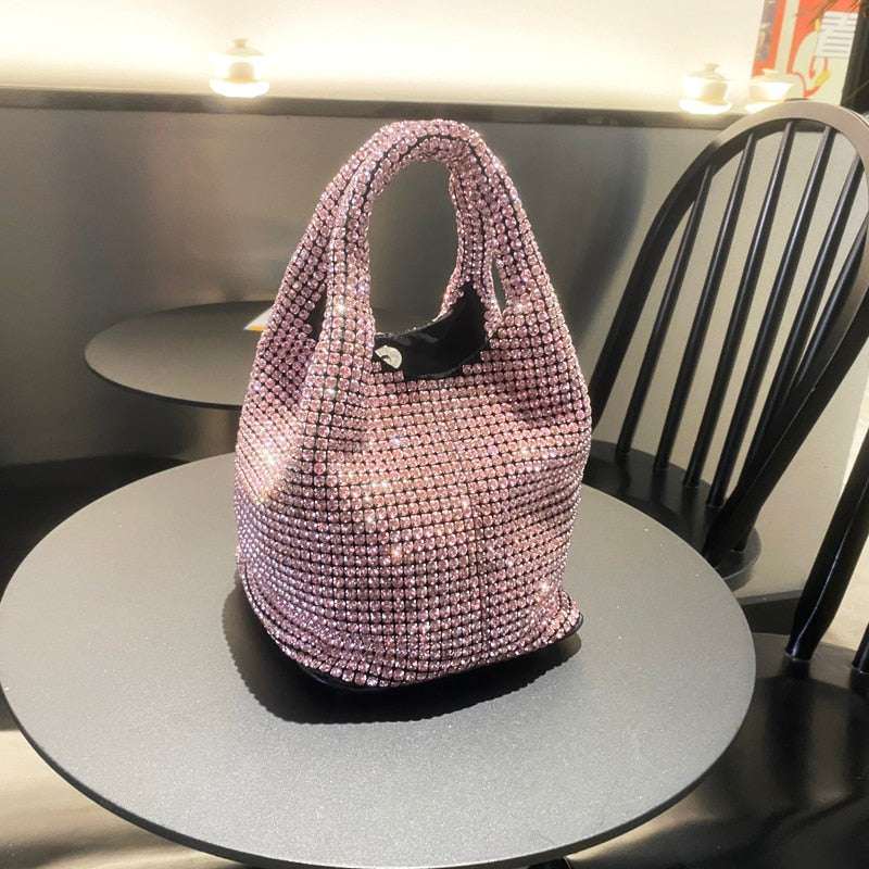 Bolsa Crystal Luxury Cravejada